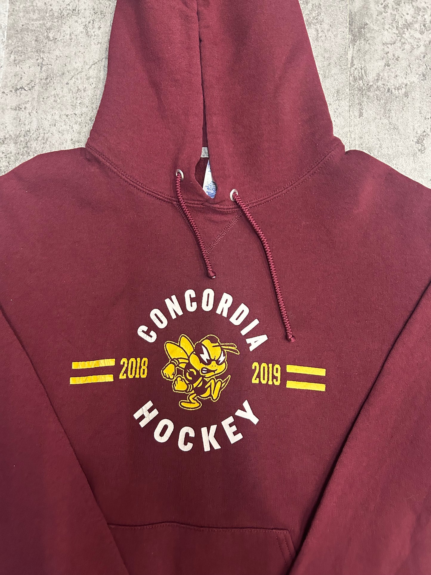 Russell burgundy hoodie