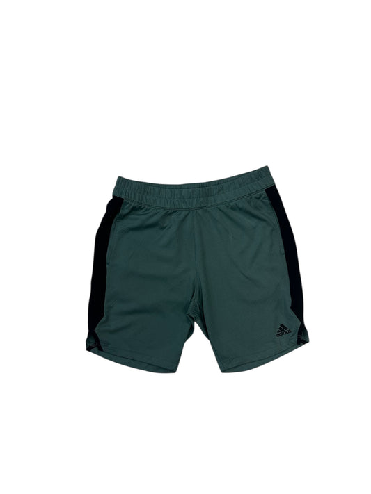 Adidas dark green shorts