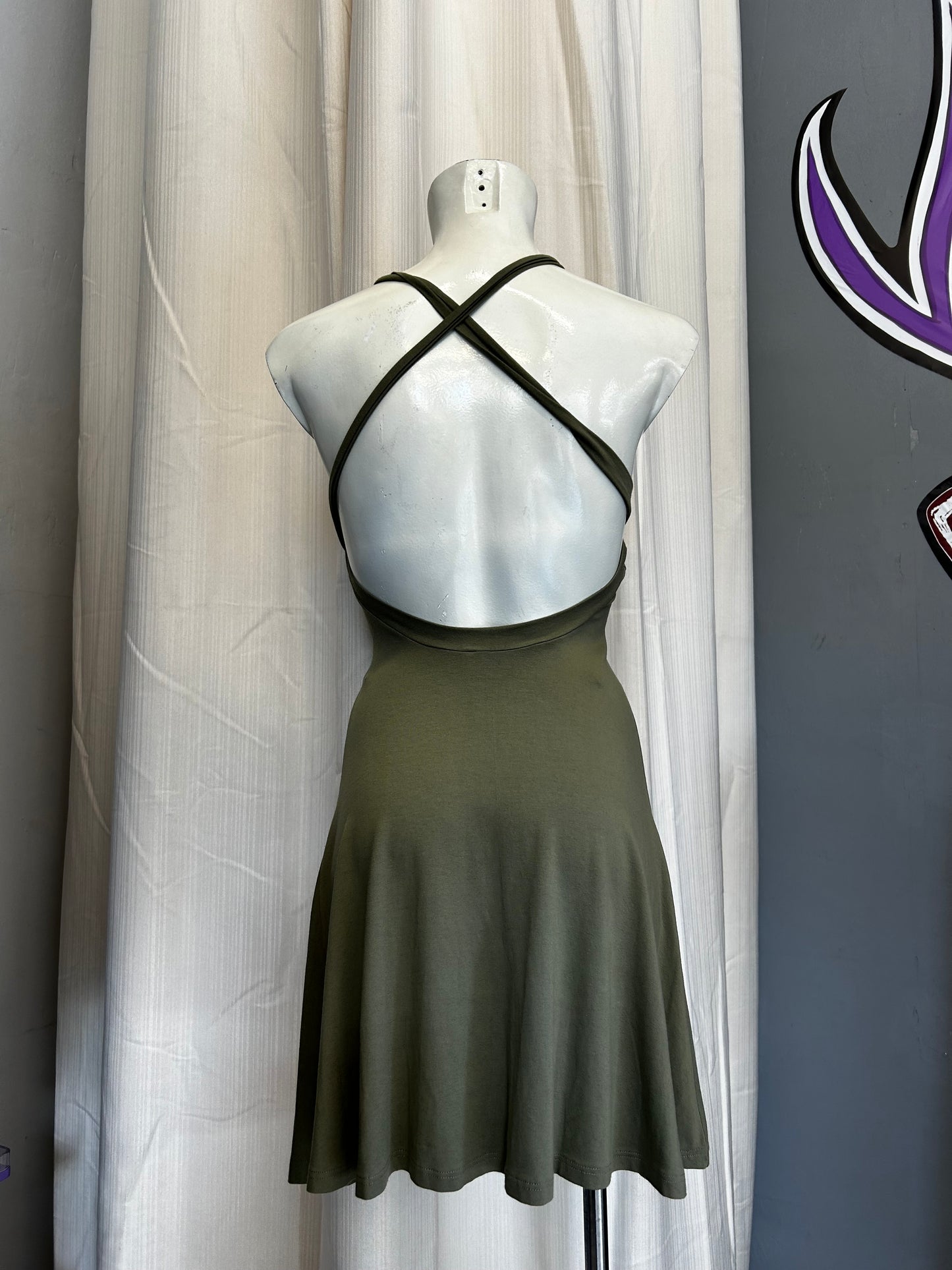 Benissimo halter dress