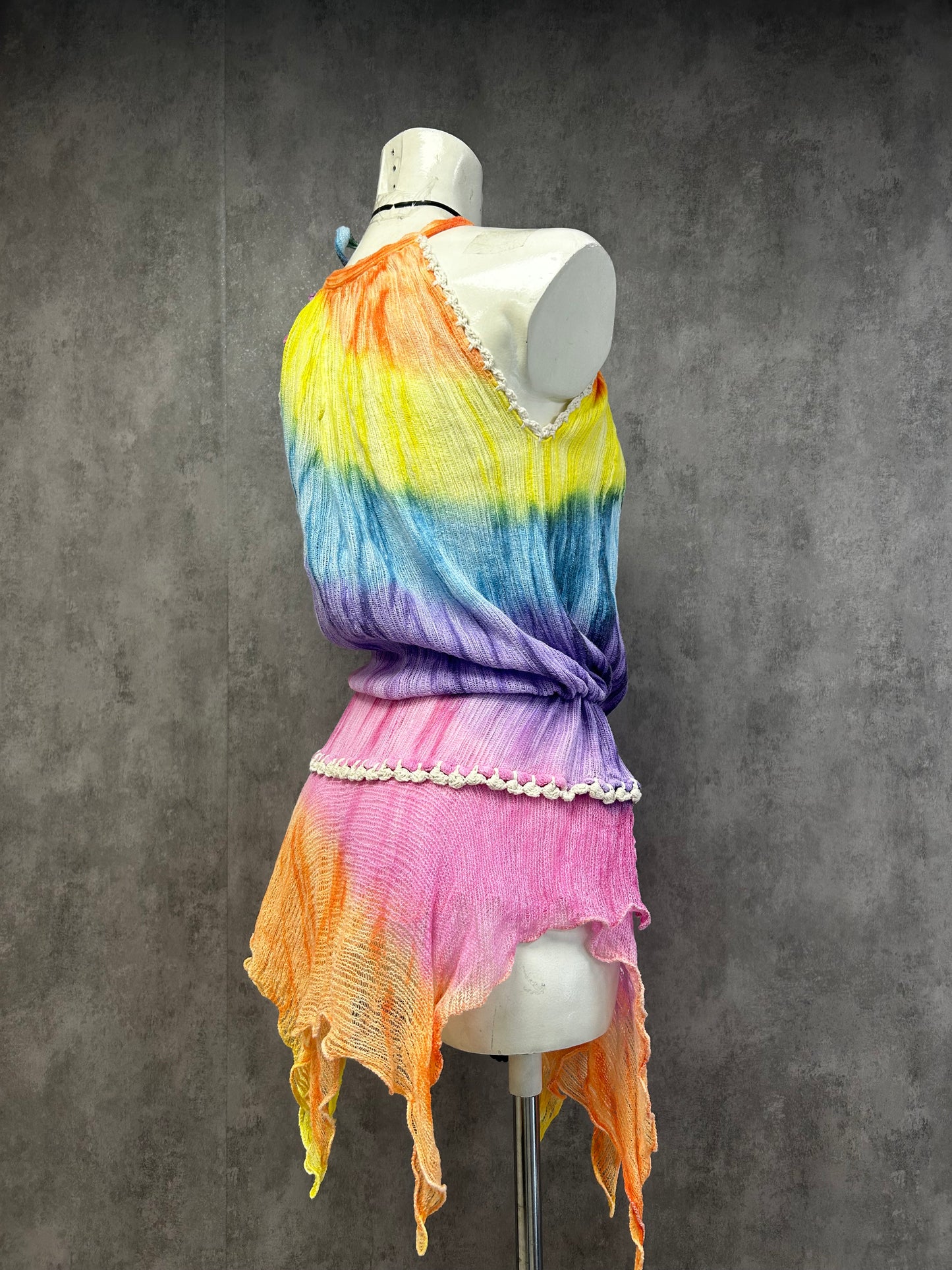 Colourful top-beachwear