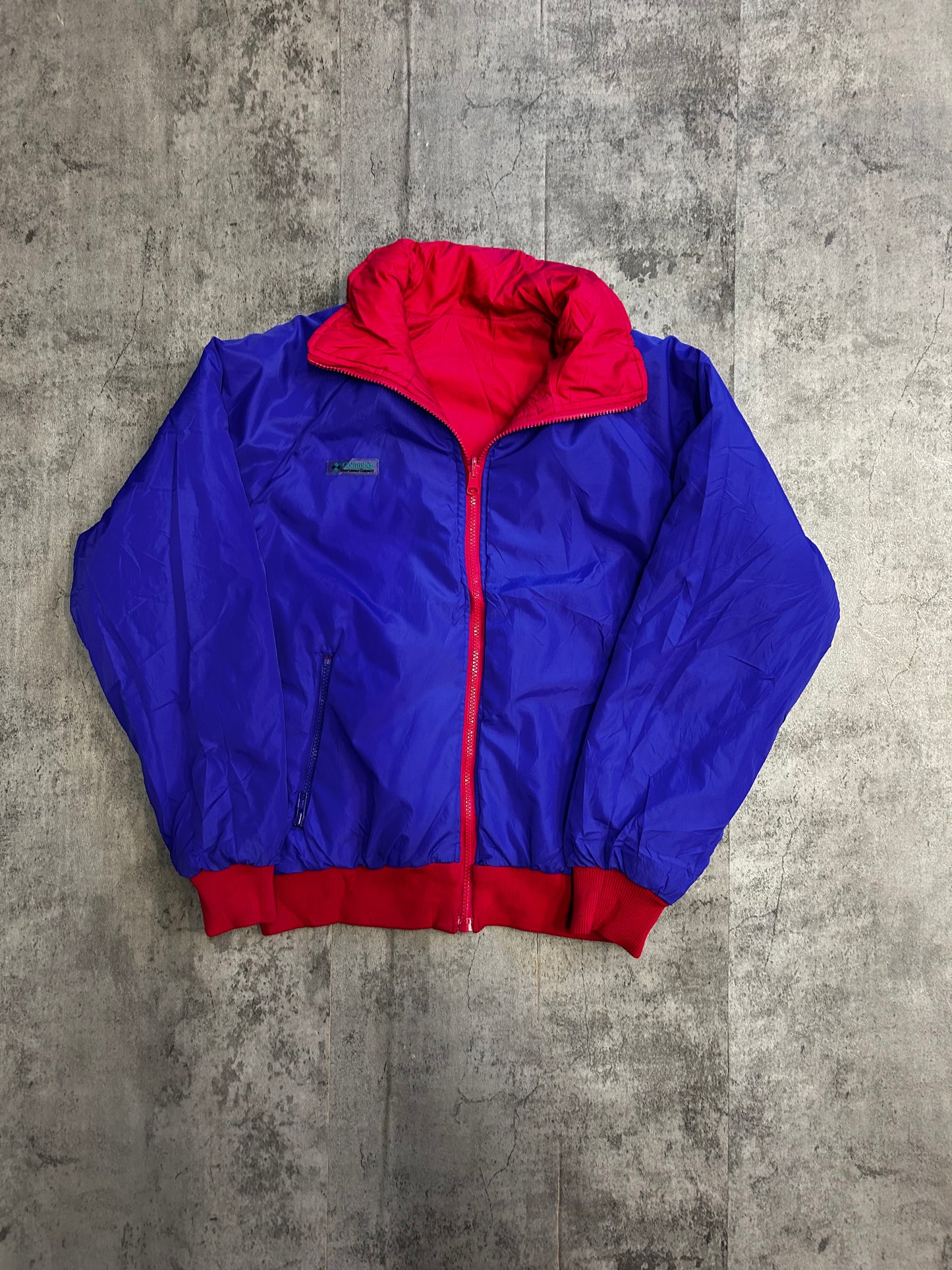 Columbia purple puffer jacket