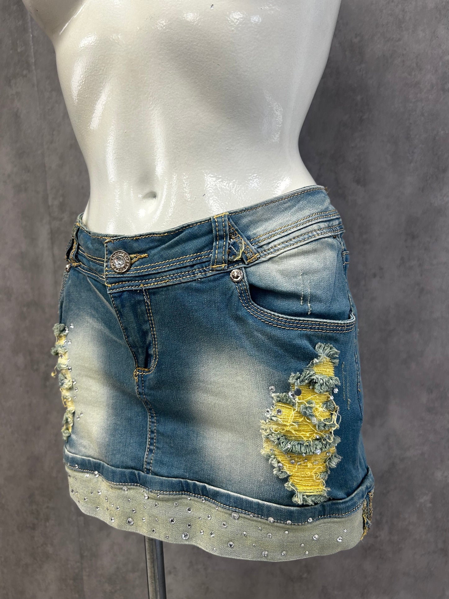 Y2K mini elastic skirt