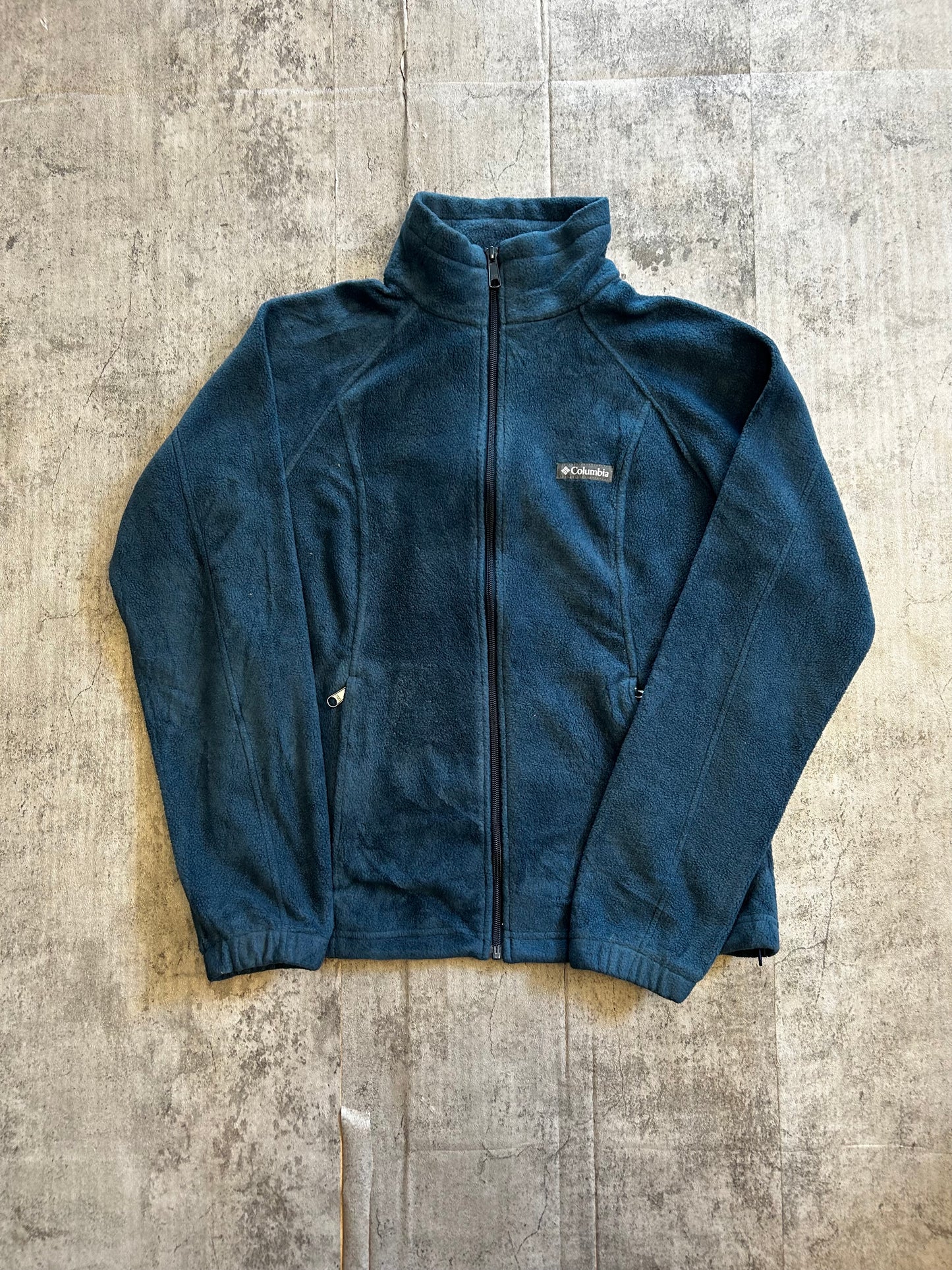 Columbia dark blue fleece jacket