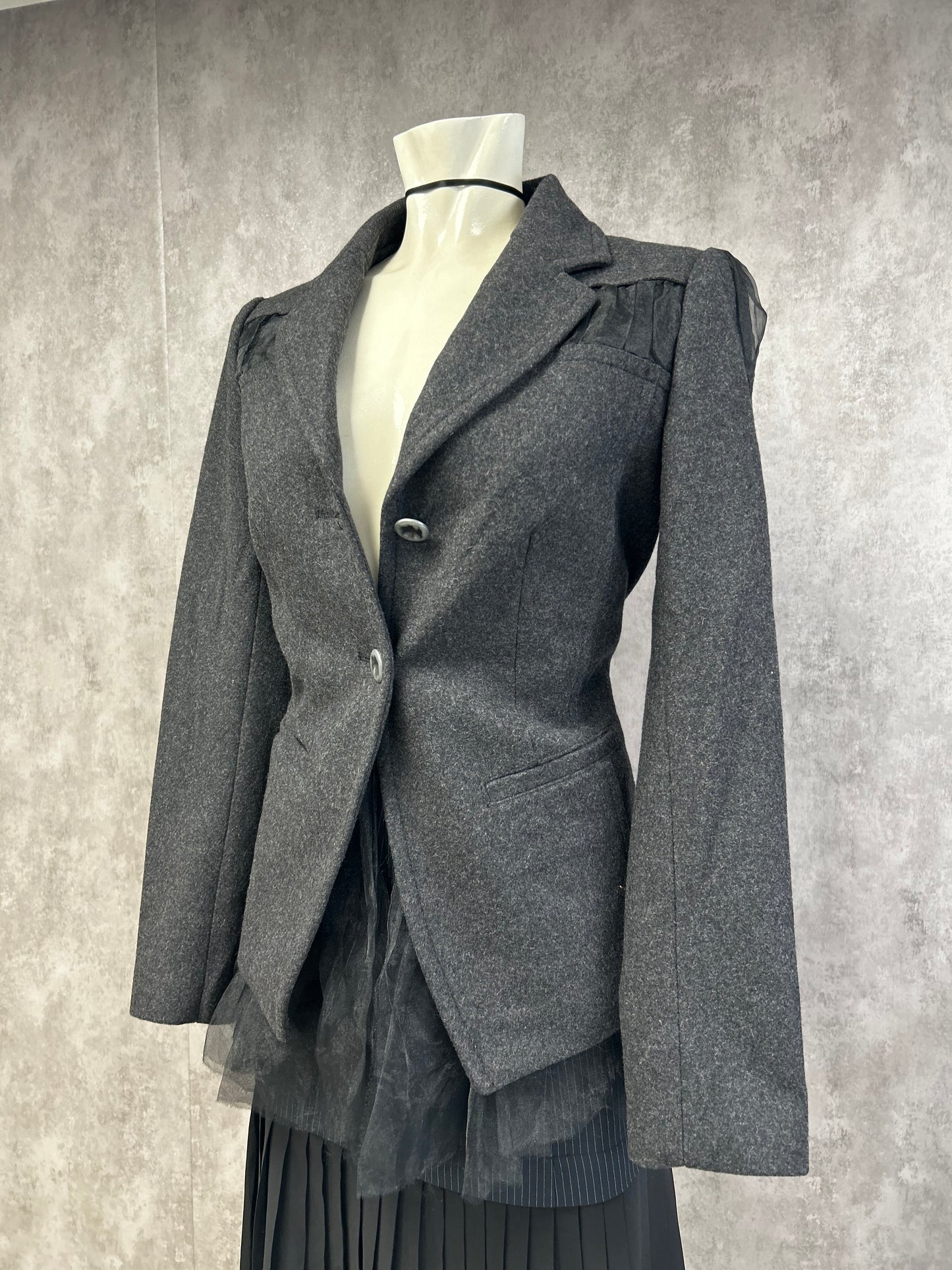 STEFANEL alt wool blazer