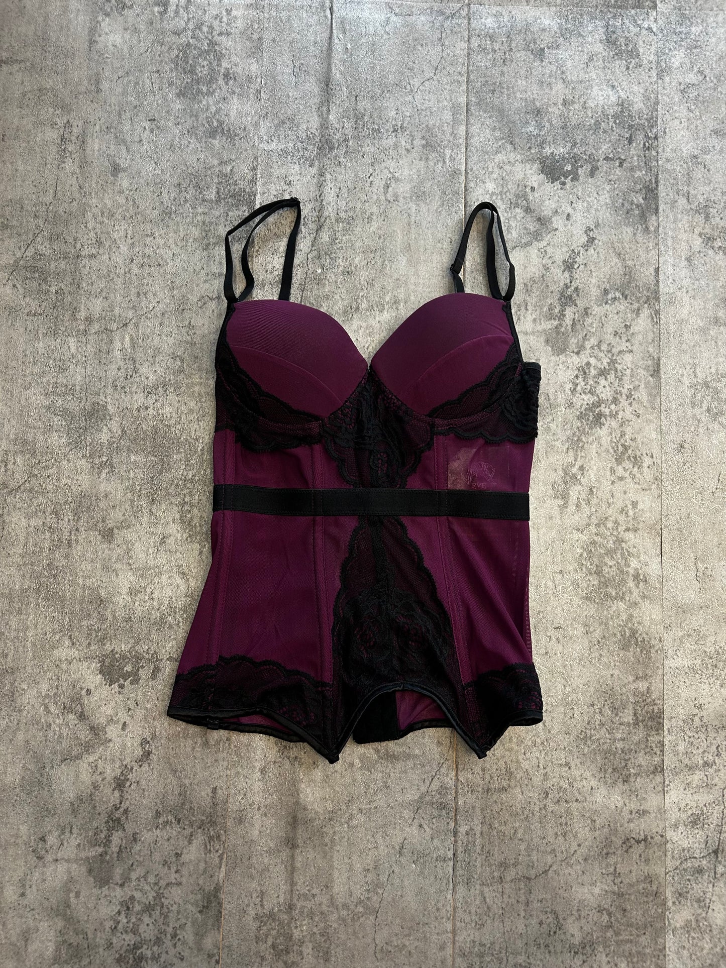 Y2K mesh corset