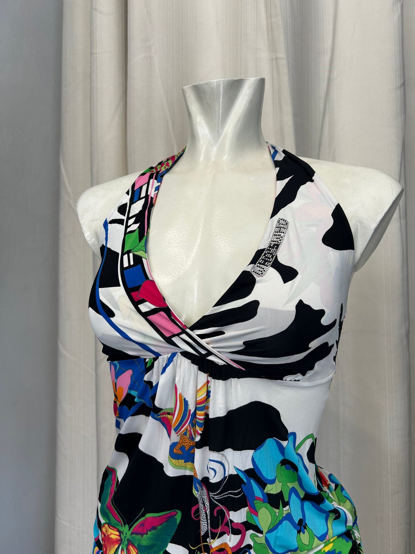 Y2K patterned dress