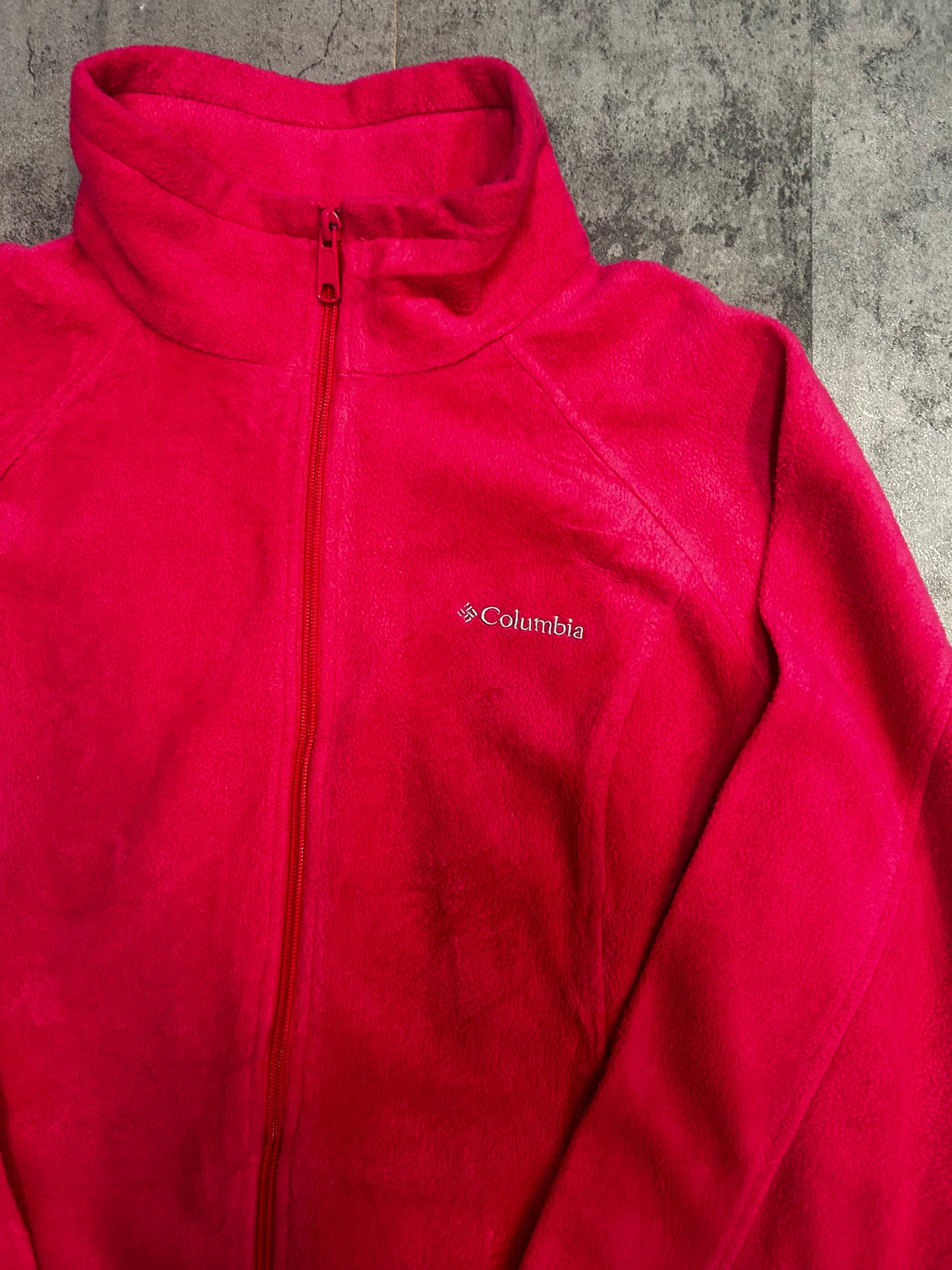 Columbia pink fleece jacket