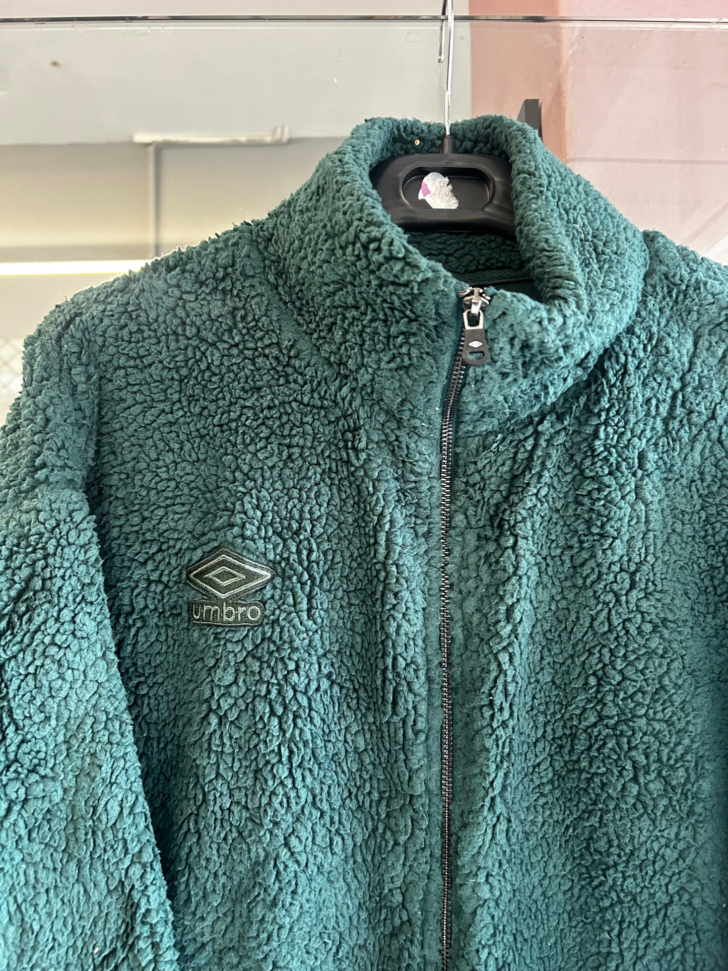 Umbro green fluffy fleece