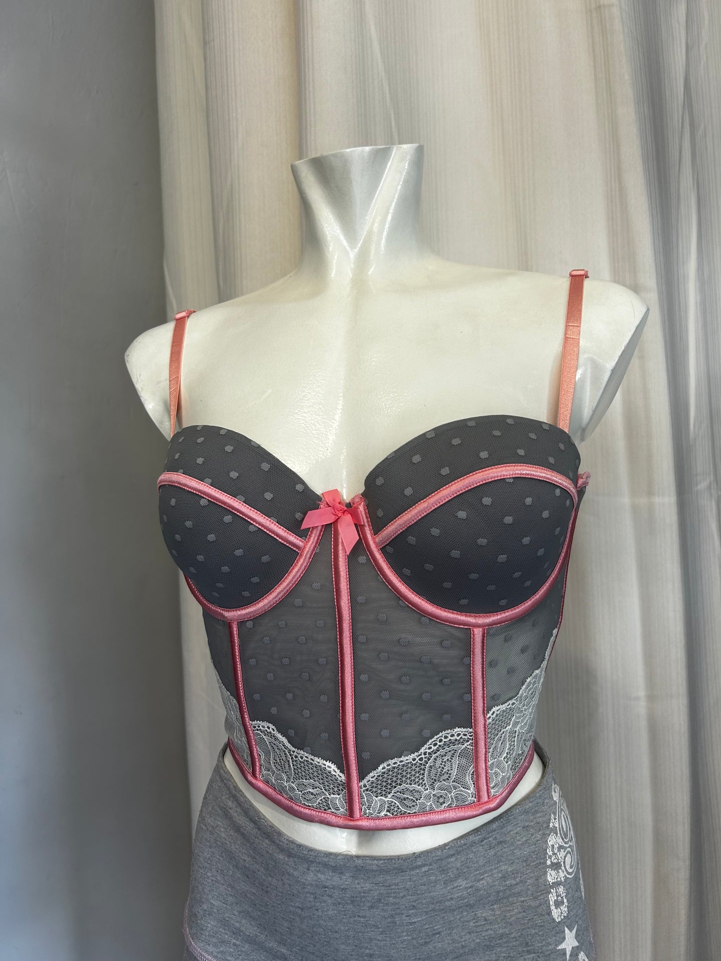 Polka dot corset
