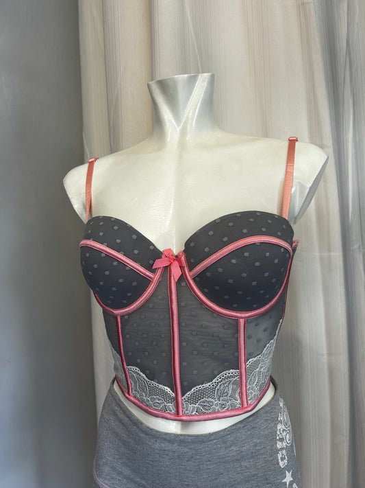 Polka dot corset