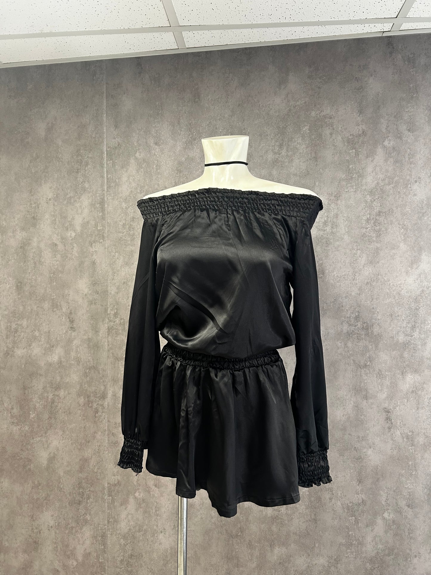 Y2K satin mini dress
