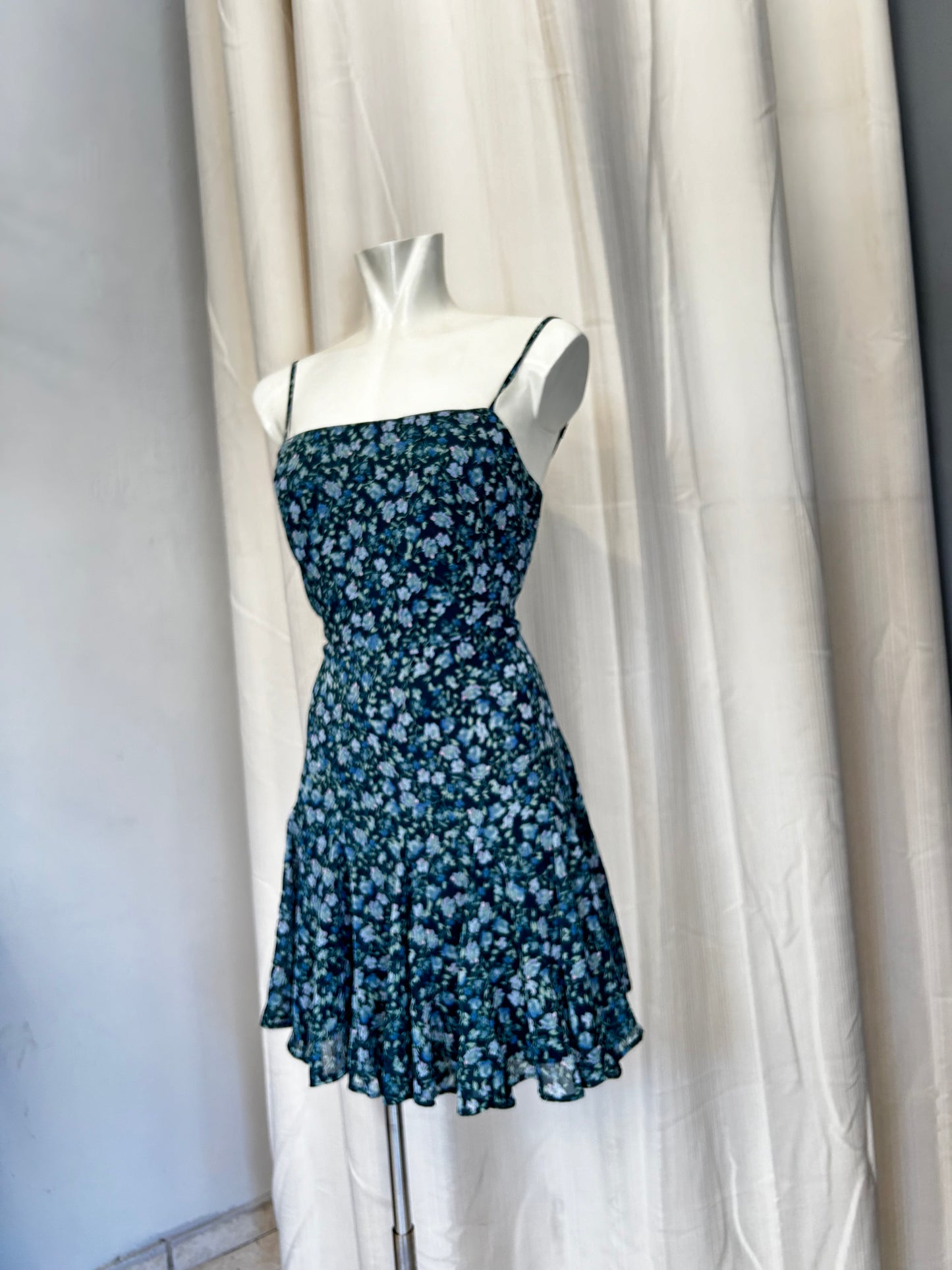 Floral mesh dress