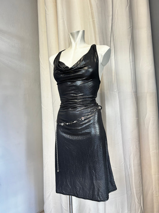 Y2K metallic dress