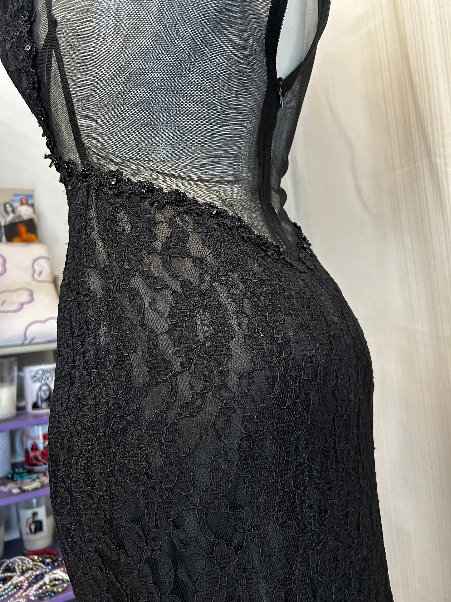 Lace maxi dress