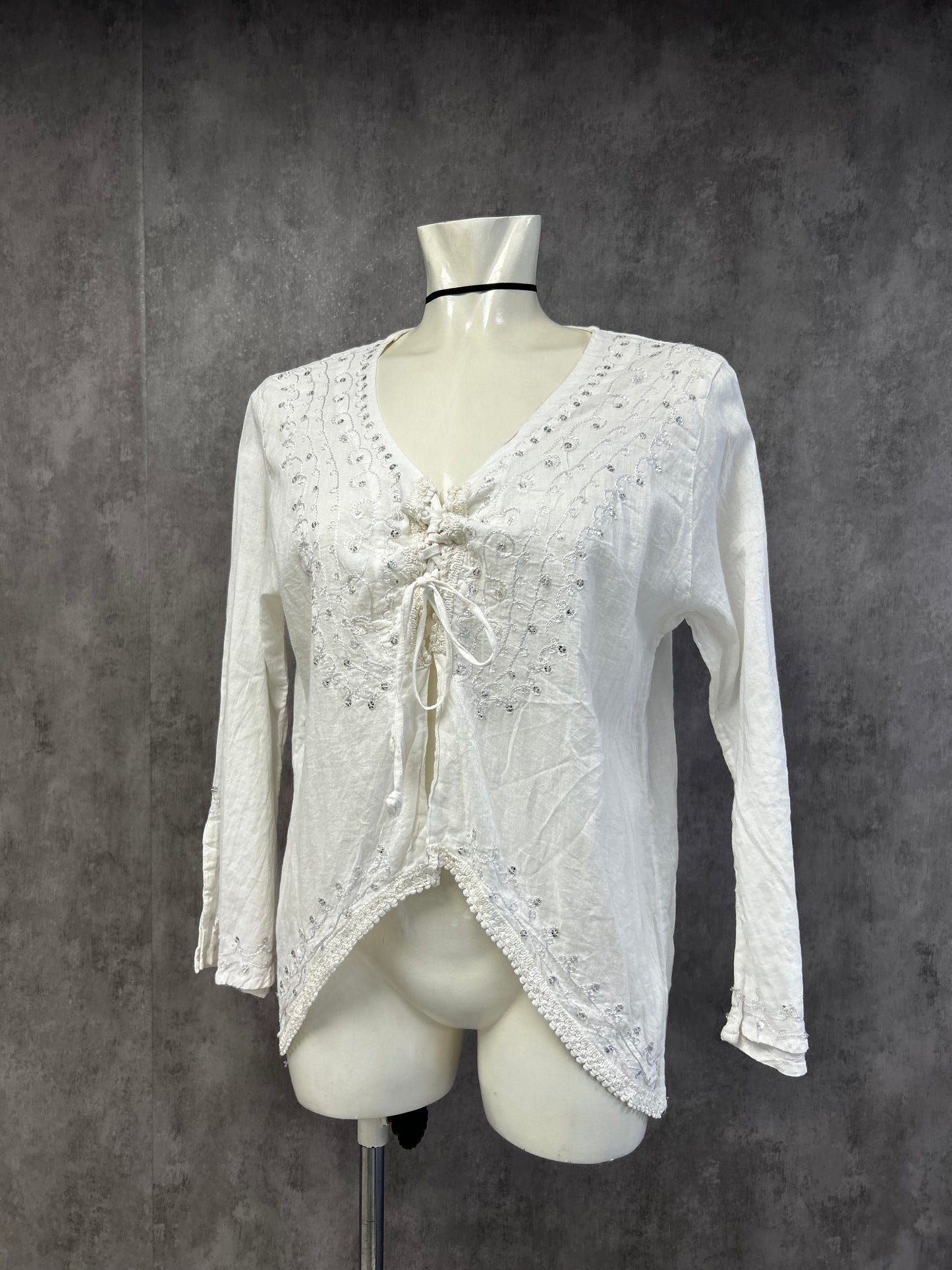 White oversize summer shirt