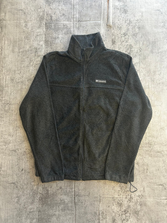 Columbia dark grey fleece jacket