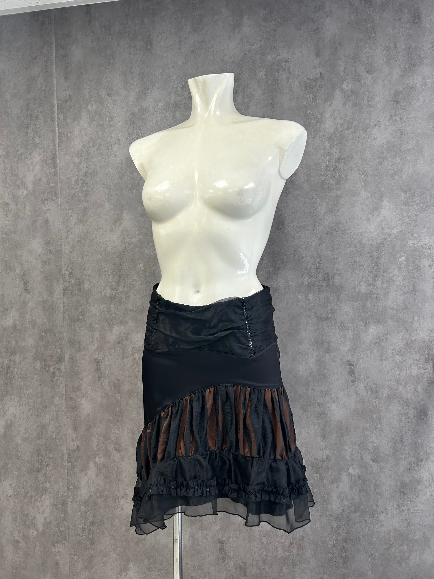 Personal alt goth mesh skirt