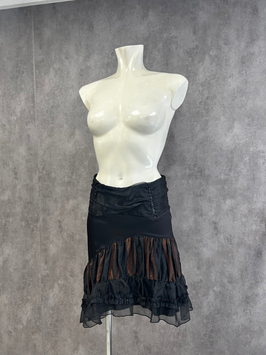 Personal alt goth mesh skirt
