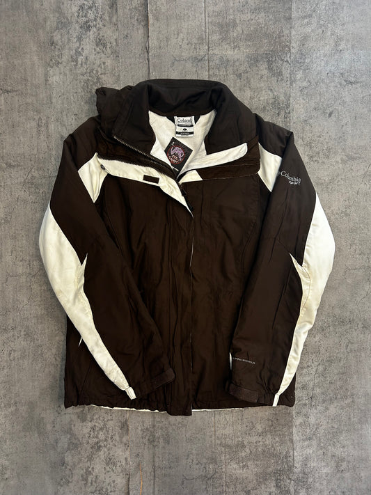 Columbia brown ski jacket
