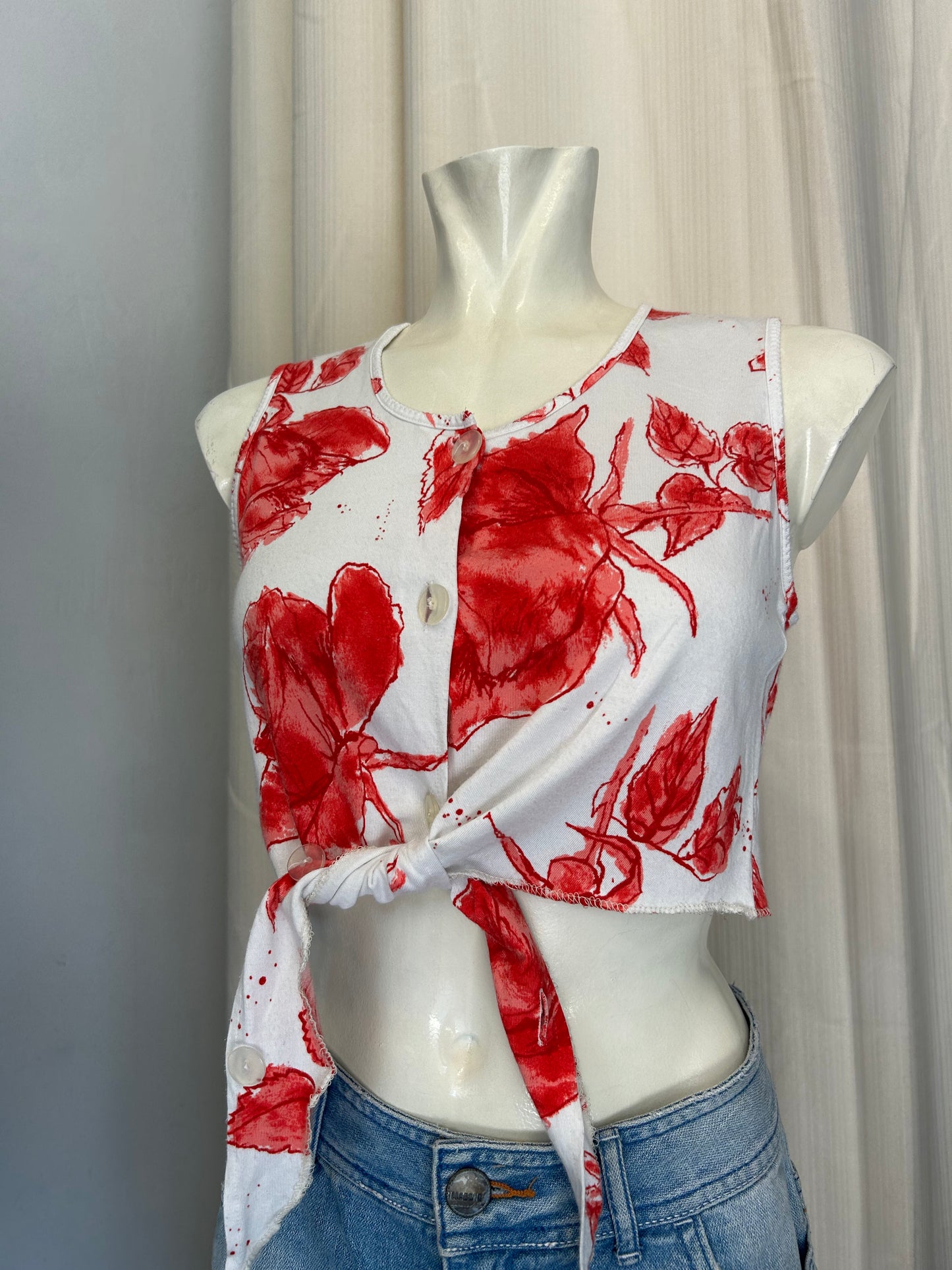 Vintage cropped shirt
