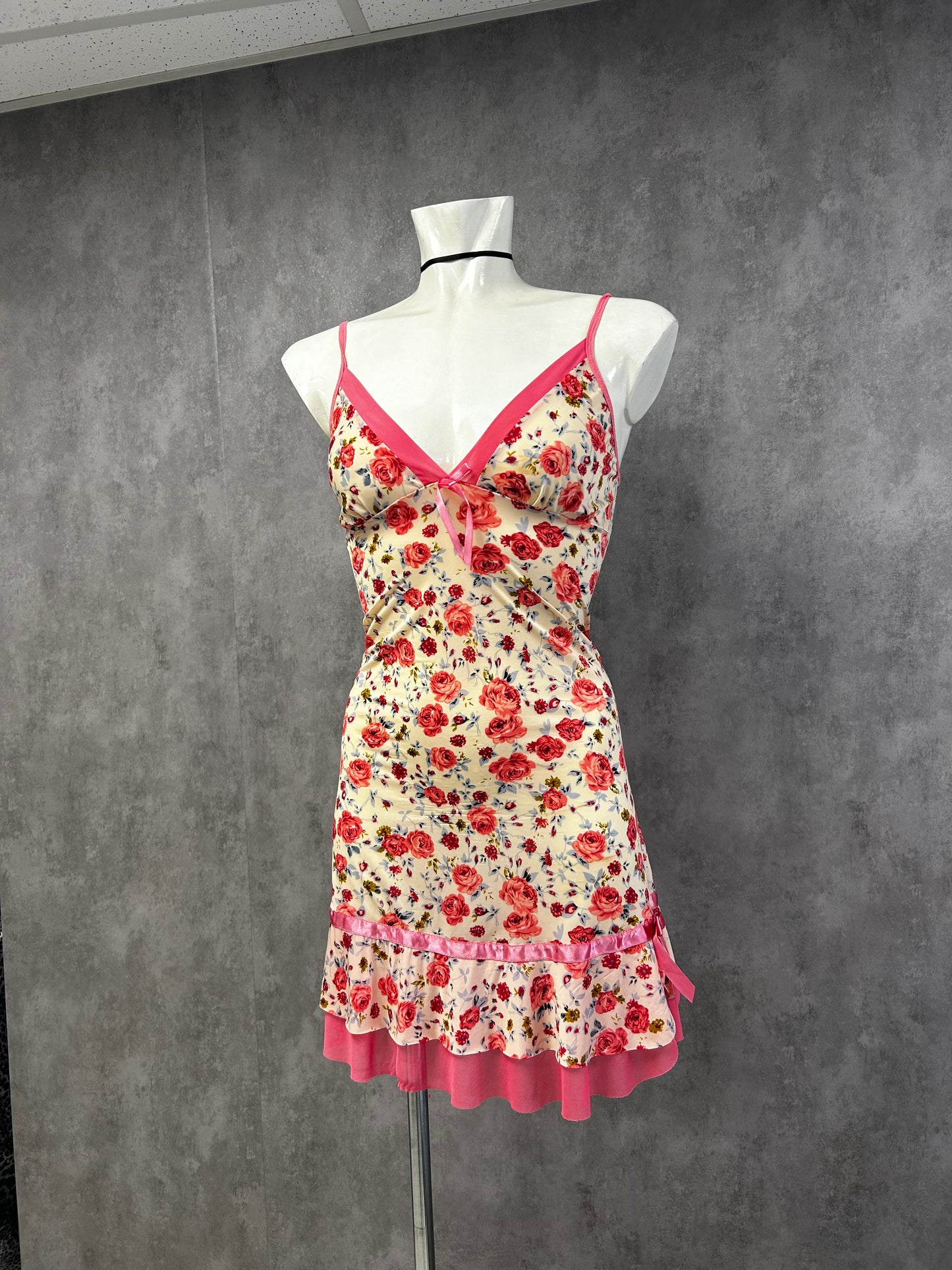 Coquette Floral baby doll dress