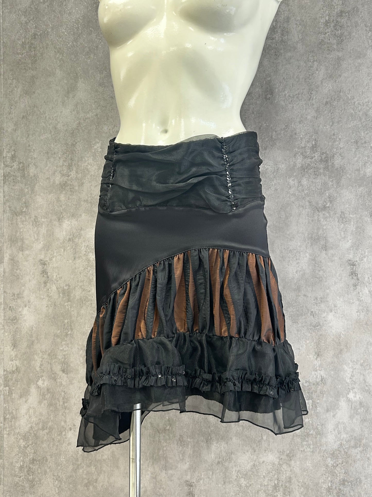Personal alt goth mesh skirt