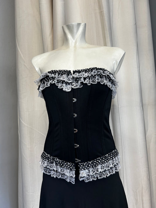 Polka dot corset