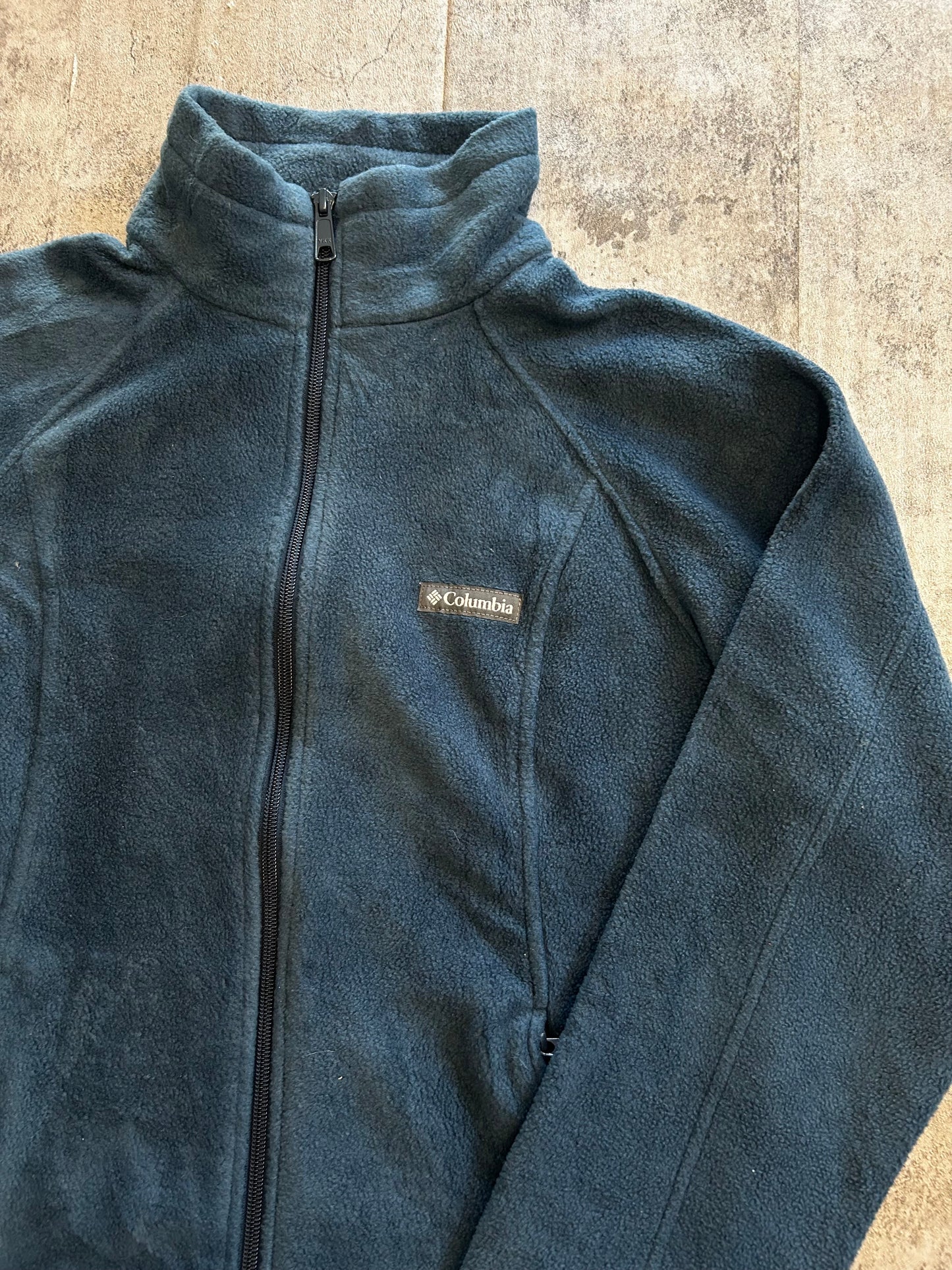 Columbia dark blue fleece jacket