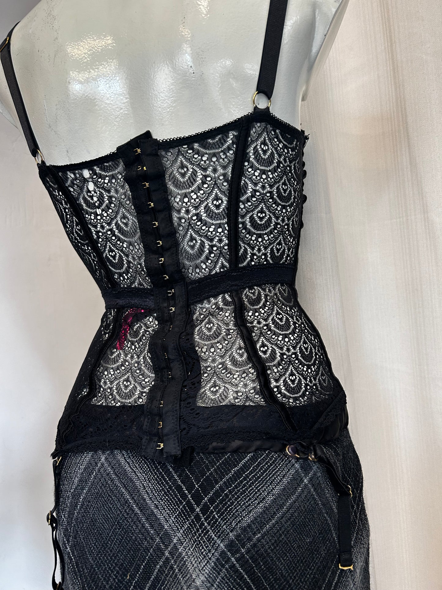Black corset top