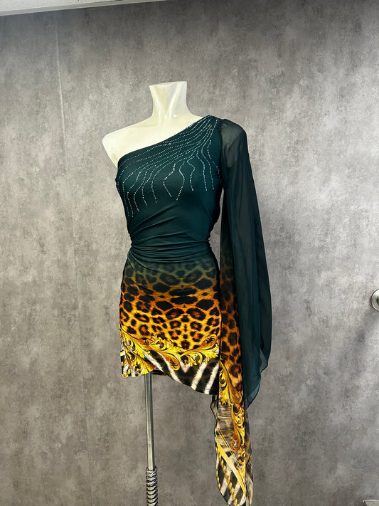 Mini mesh dress