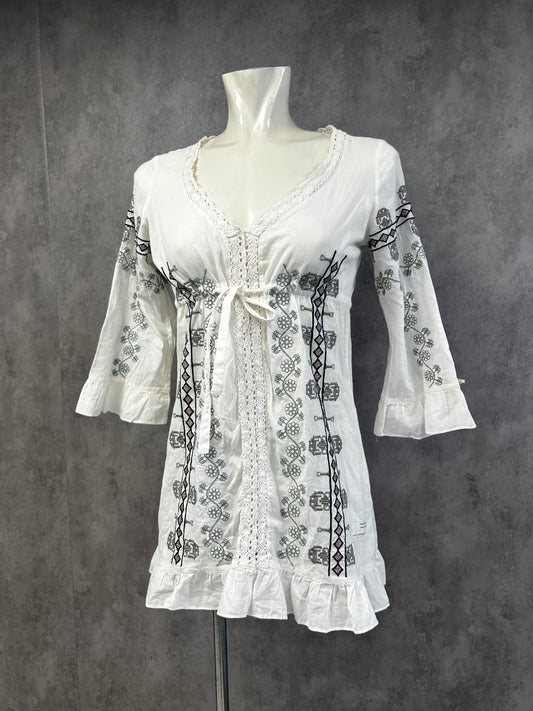 Odd molly white long top