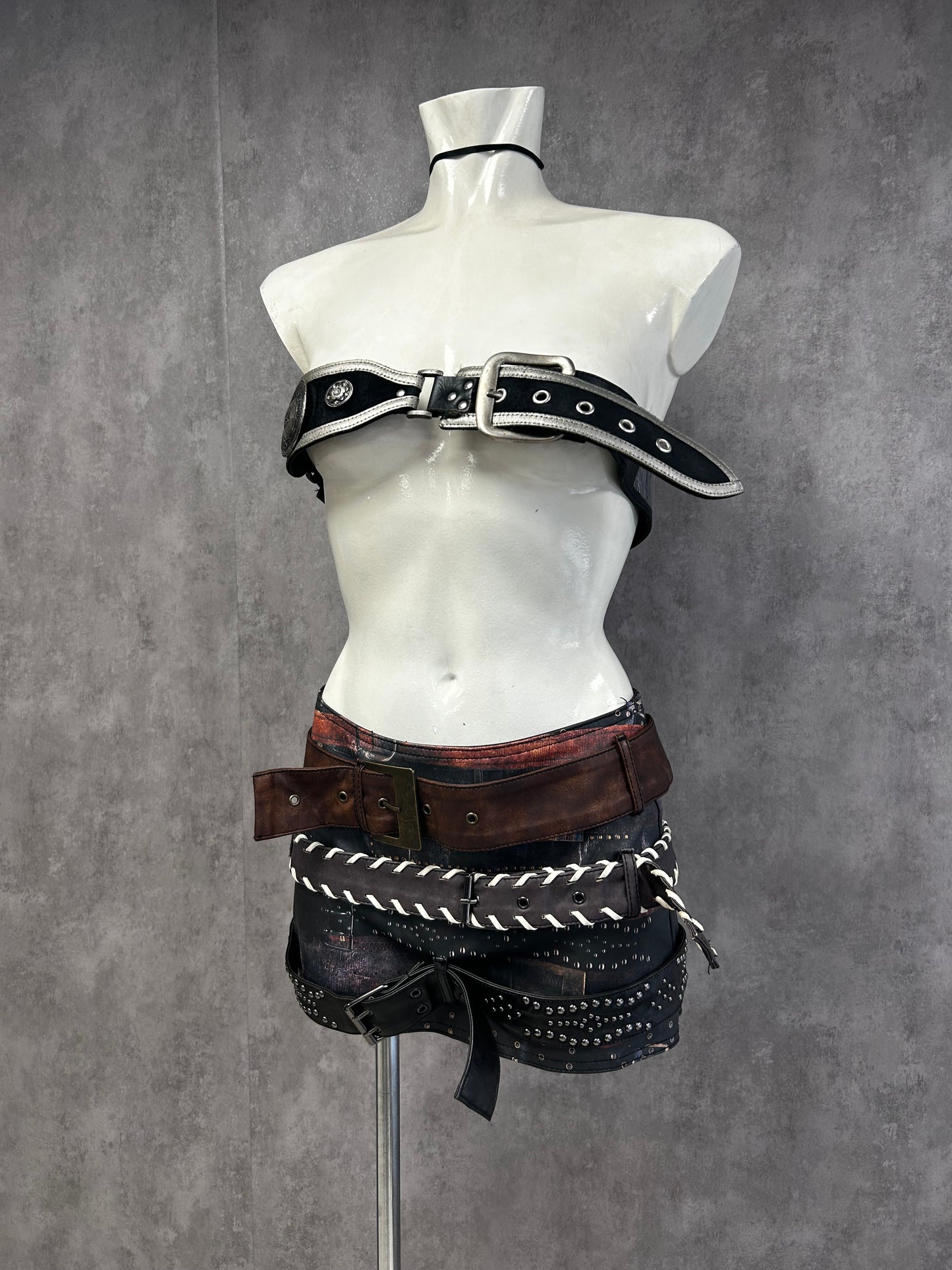 Jaded London mini belt skirt