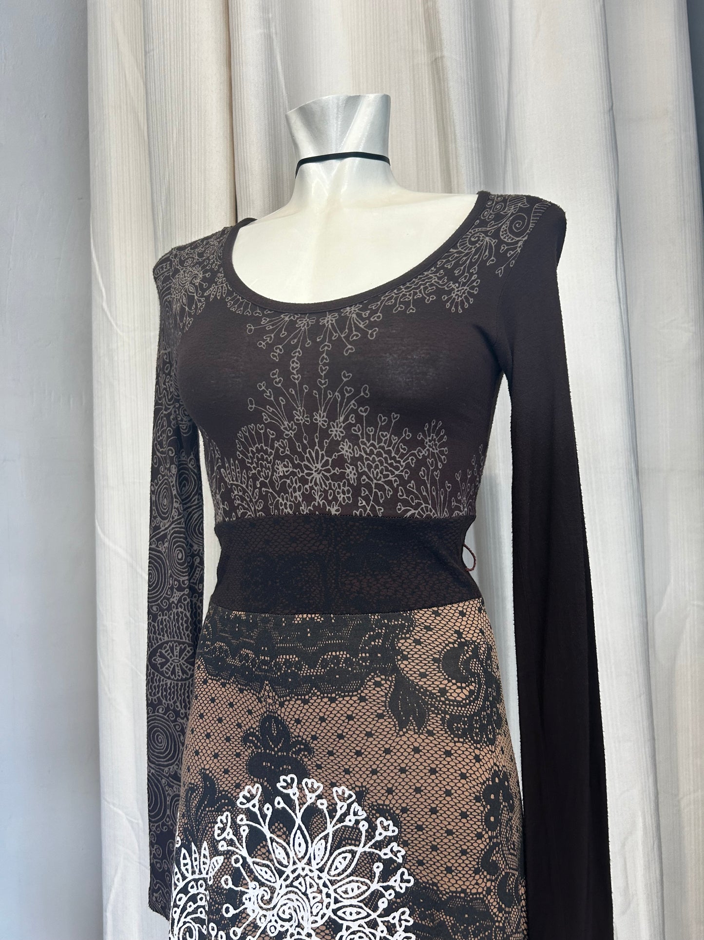 DESIGUAL brown dress
