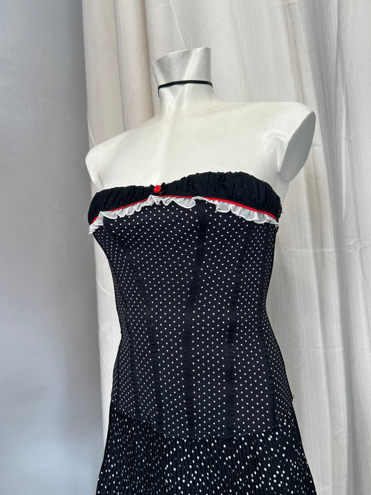 Polka dot corset