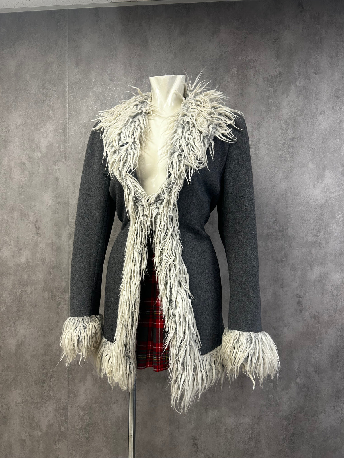Vintage wool Afghan coat