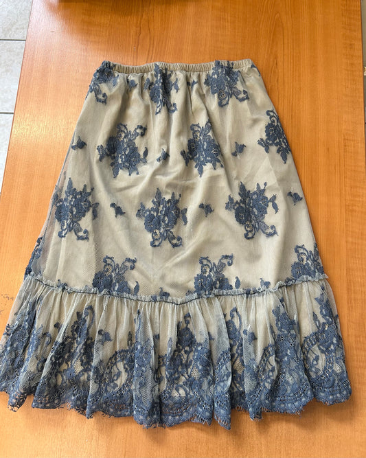 Denny rose mesh skirt
