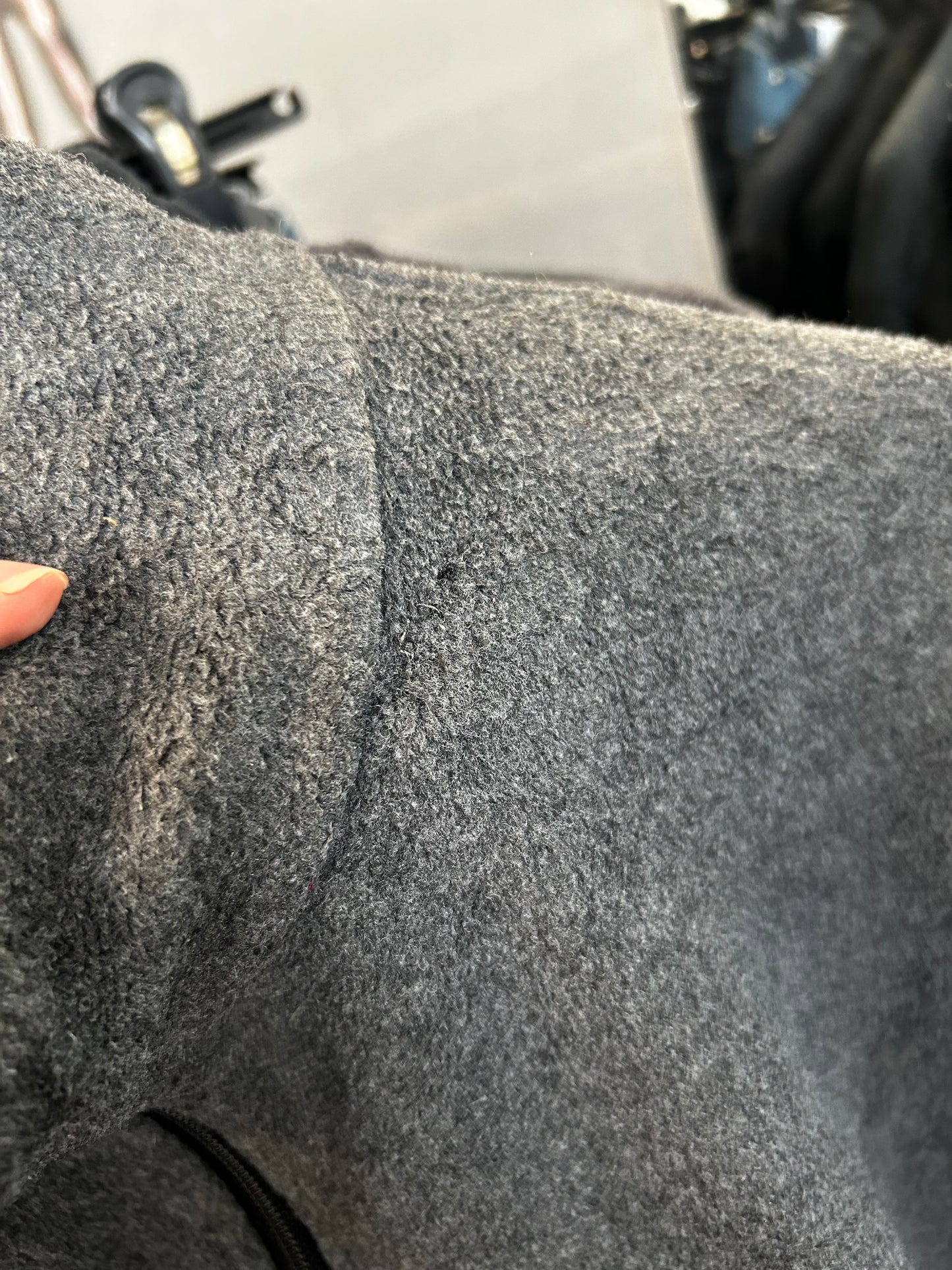 Columbia full zip dark grey fleece