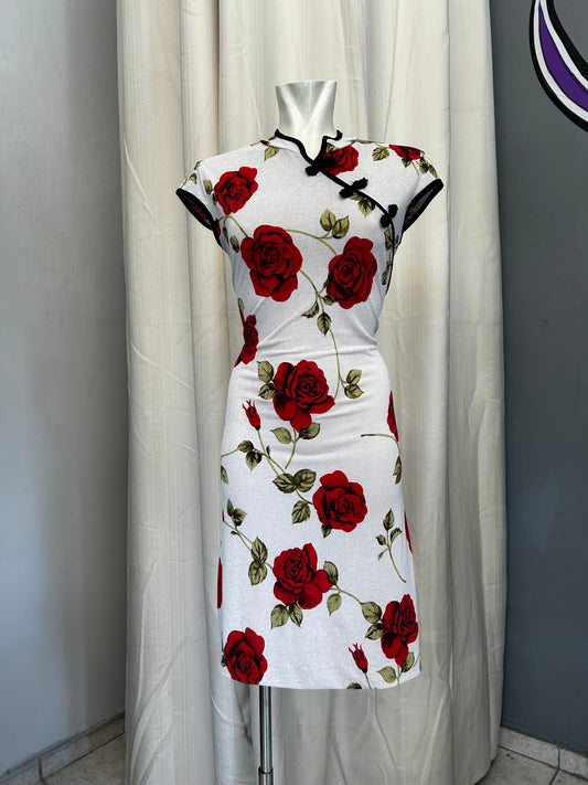 Vintage Qipao patterned dress