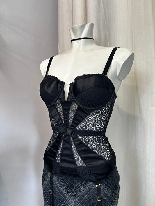 Black corset top