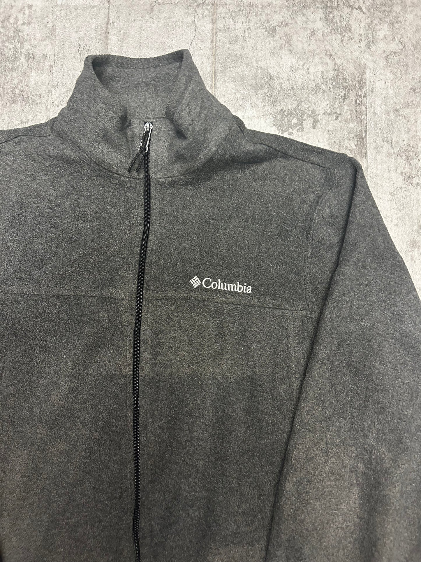 Columbia grey fleece jacket