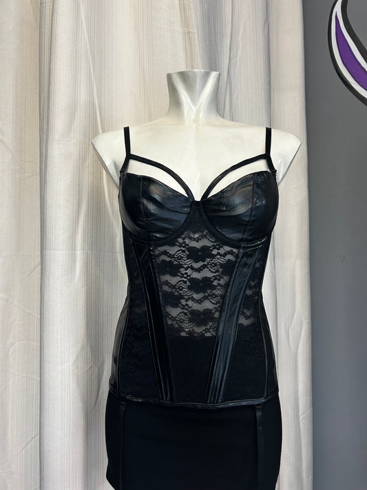 Black corset top