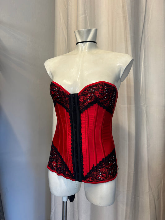 Alt goth red corset