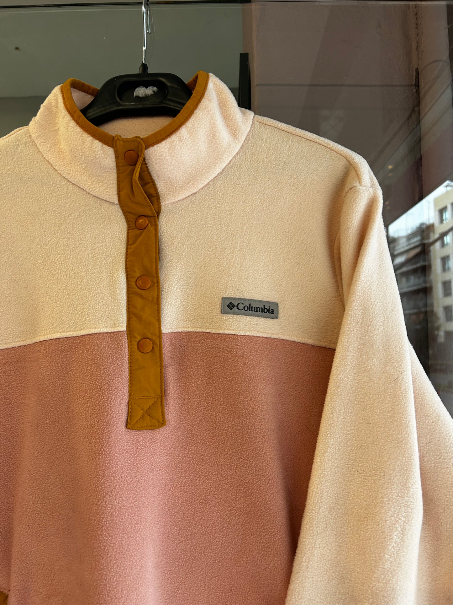 Columbia half button fleece