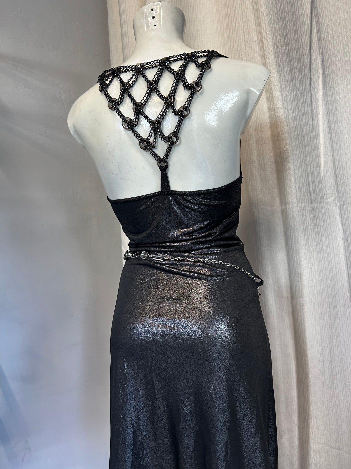 Y2K metallic dress