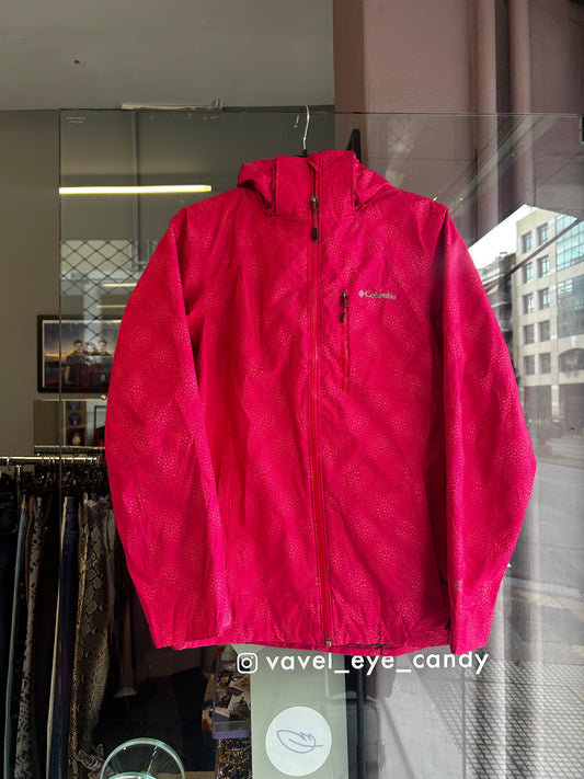 Columbia pink waterproof jacket