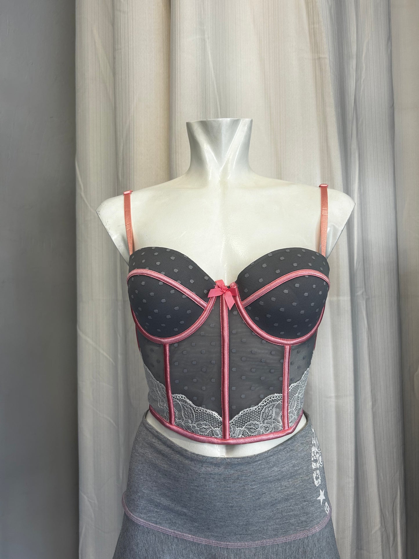 Polka dot corset