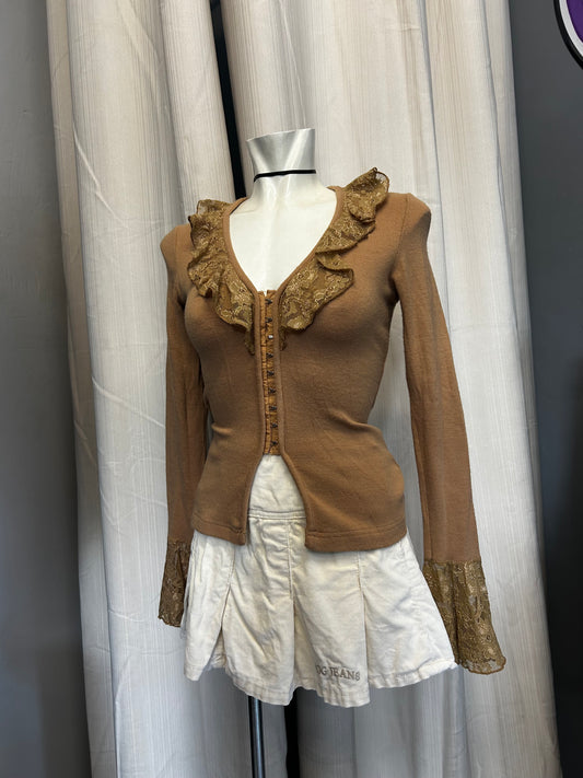 Vintage corset cardigan