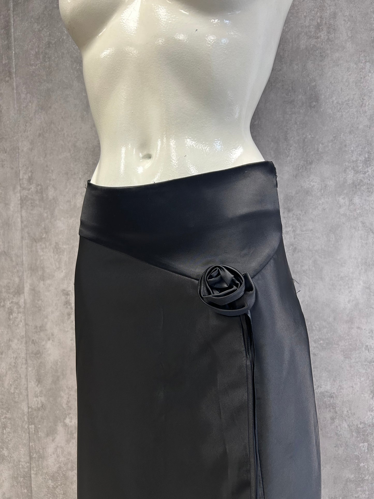 Vintage satin skirt