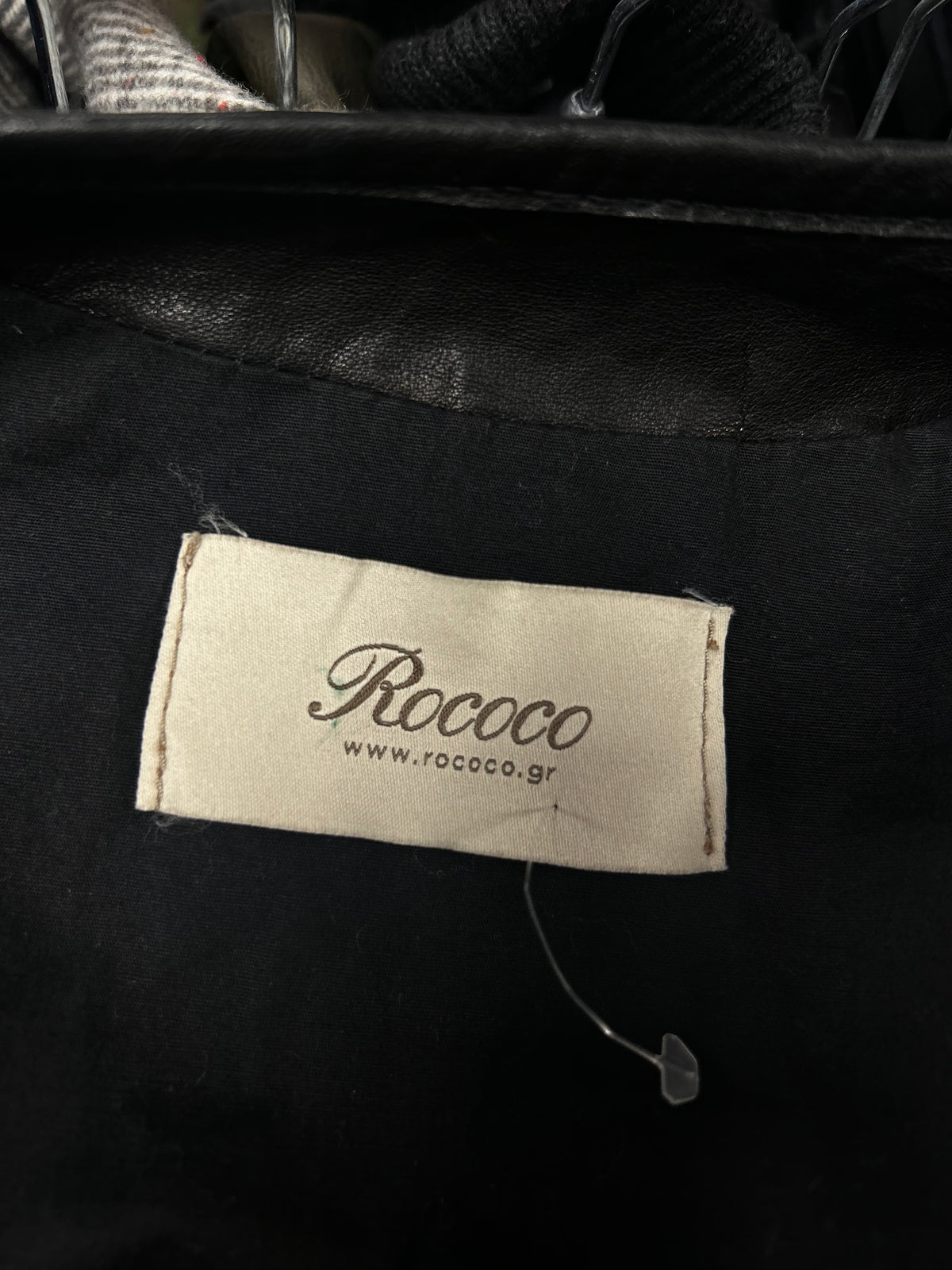 Rococo leather jacket