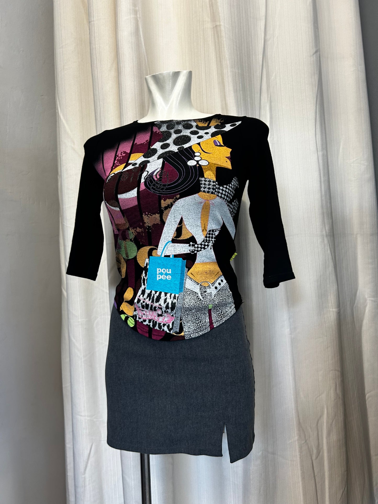 Y2K graphic top